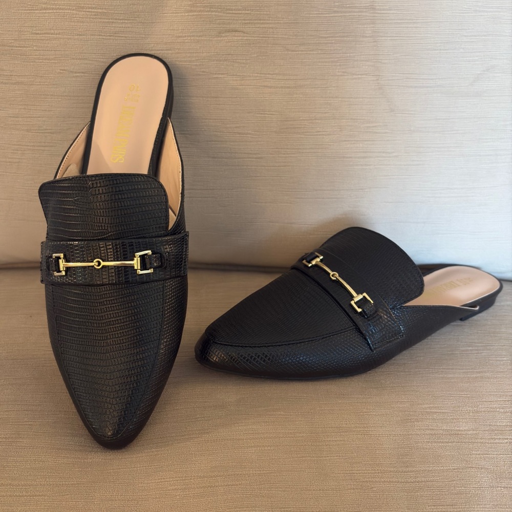 Black Slip-On Loafers